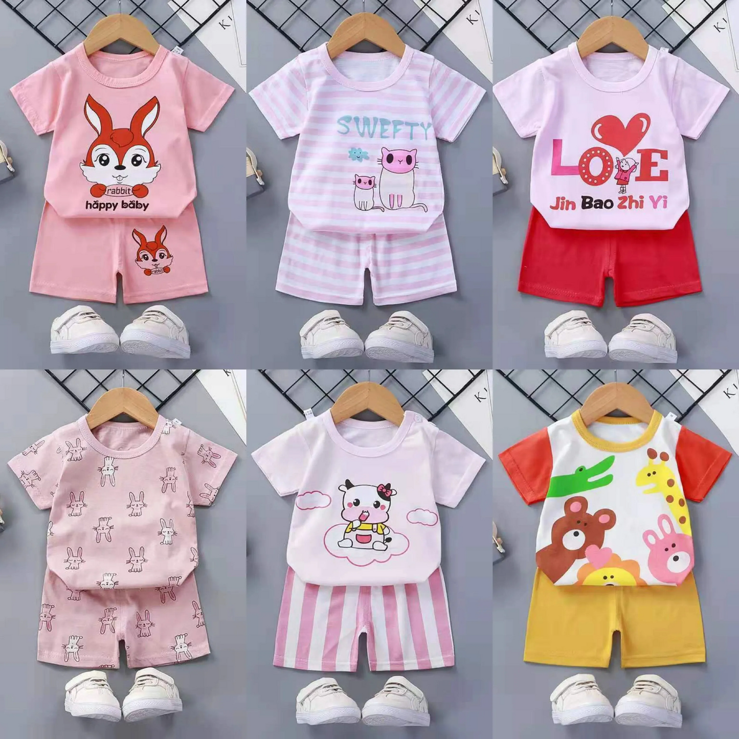 Cotton Kids Clothing Sets