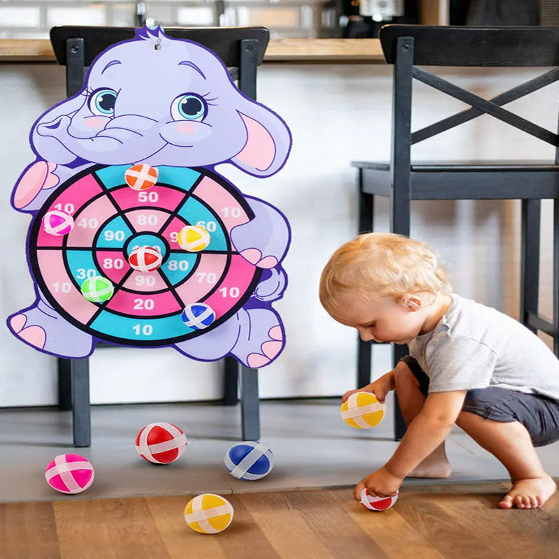 Children Cartoon Dart Board Sticky Ball